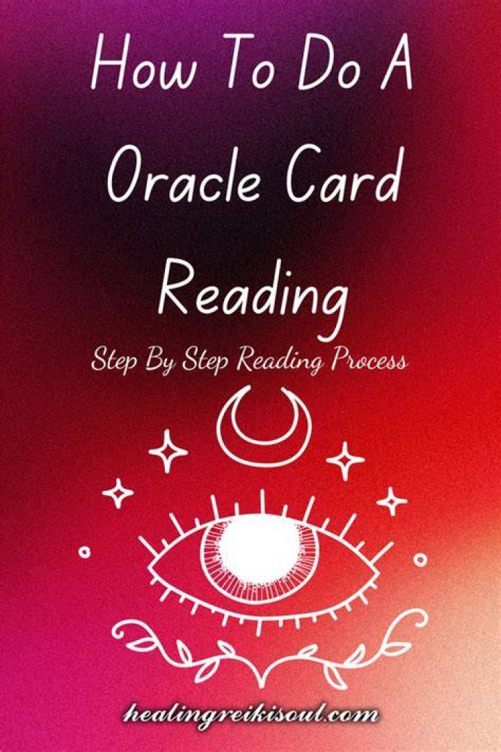 Oracle card reading - How To Discuss