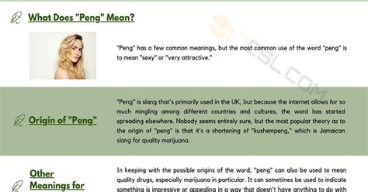 Peng Meaning - How To Discuss