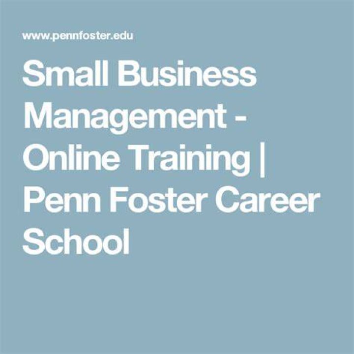 Penn Foster Small Business Management