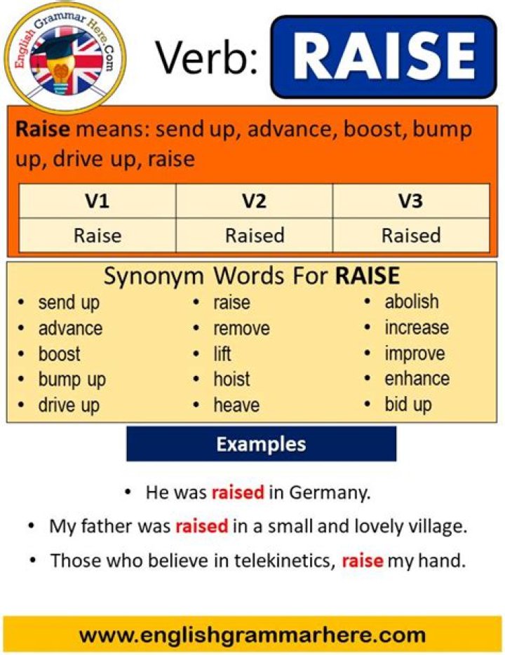 Raise Past Tense - How To Discuss