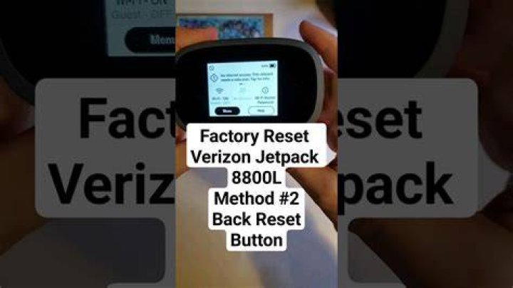 Reset Verizon Jetpack - How To Discuss