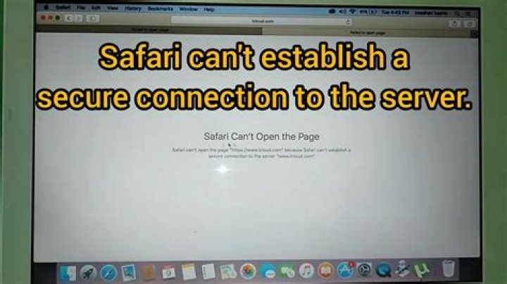 Safari Can T Establish A Secure Connection To The Server