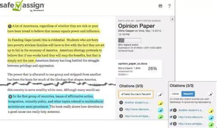 Safeassign Says I Plagiarized But I Didn T