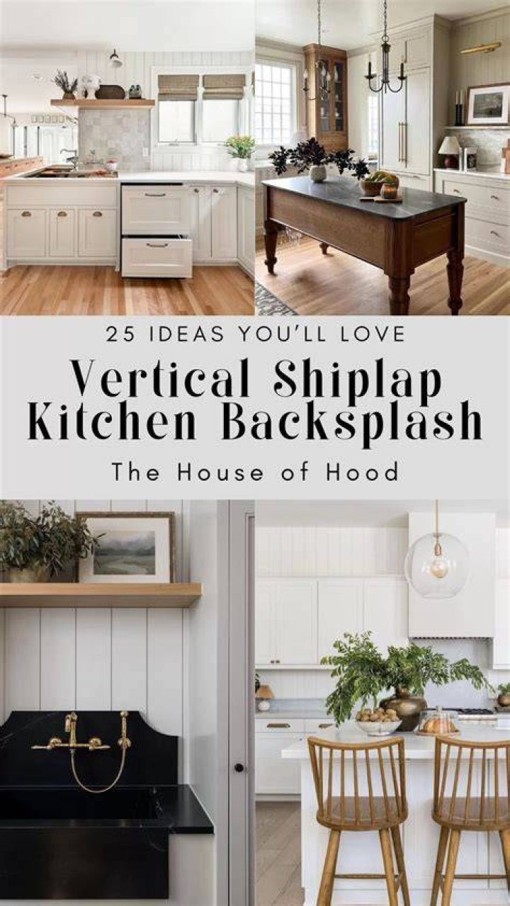 Shiplap backsplash - How To Discuss