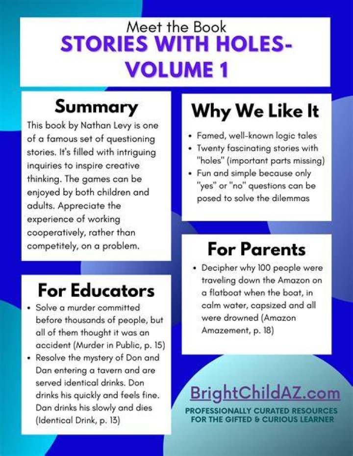Stories With Holes - How To Discuss