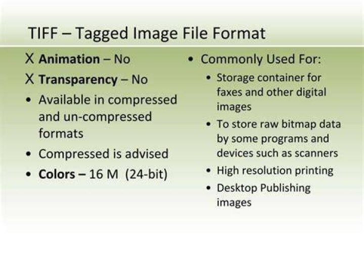 TIFF [Tagged Image File Format]