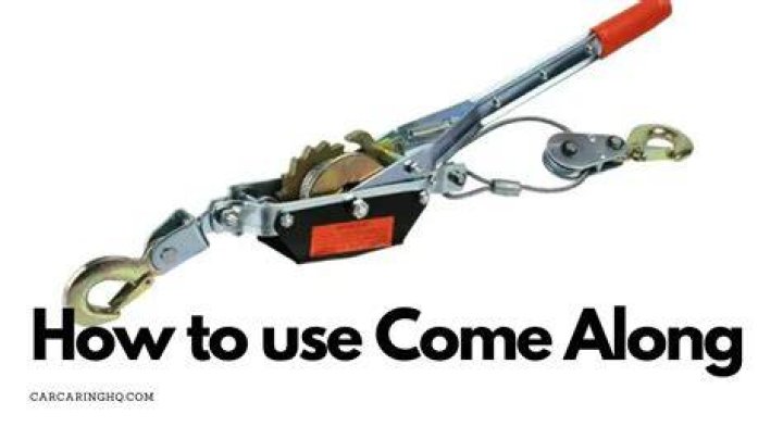 Using A Come Along For Lifting
