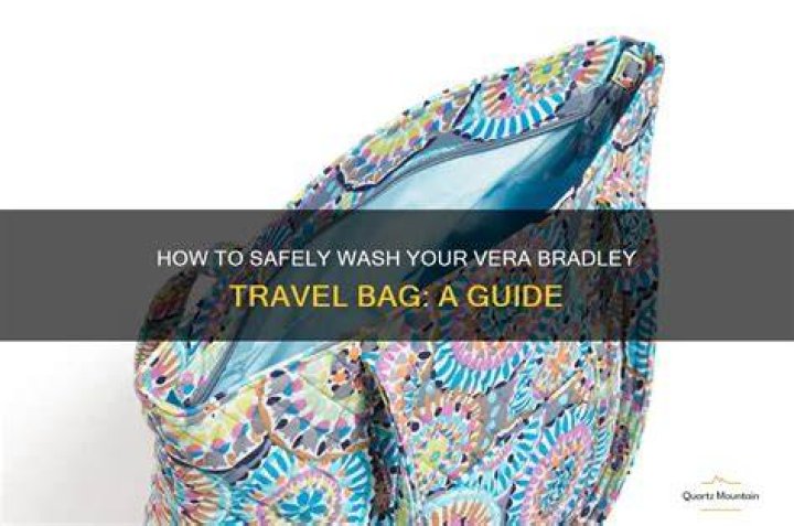 Wash Vera Bradley Bag - How To Discuss