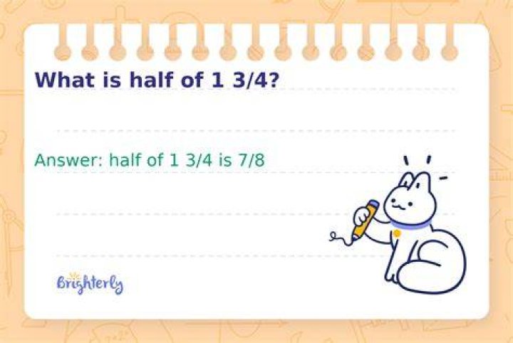 What Is Half Of 1 3