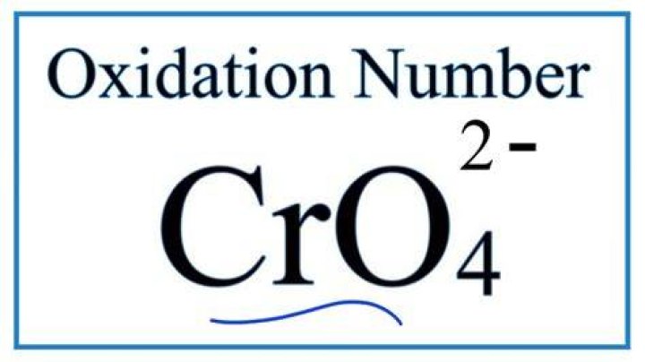 What Is The Oxidation Number Of Cr In Cu2cro4