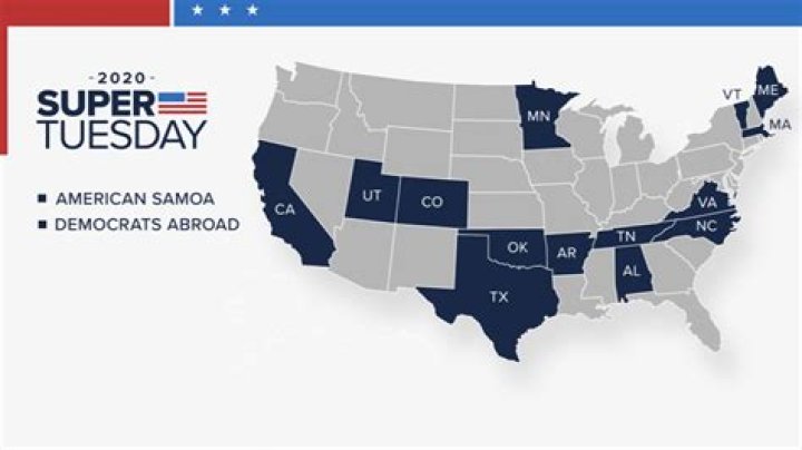 What states vote on super tuesday 2020