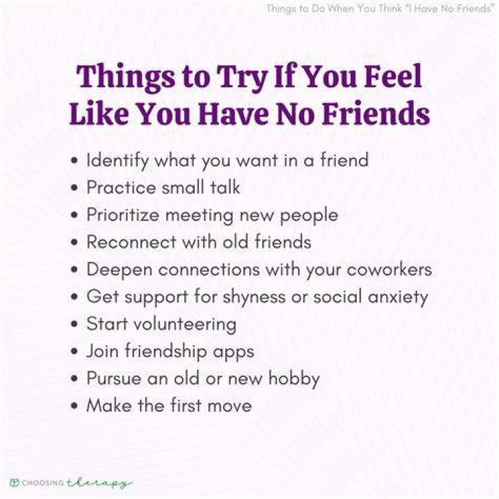 What to do when you have no friends
