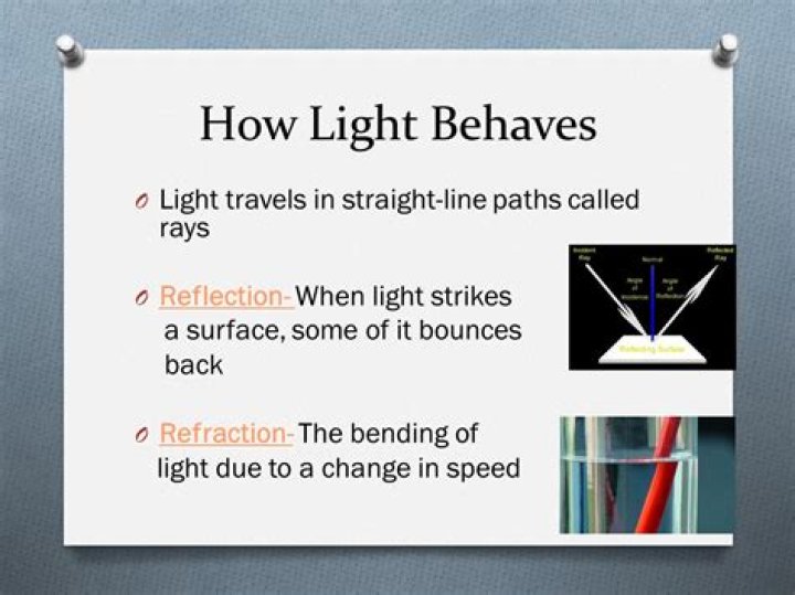 Which Example Best Illustrates That Light Behaves Like Particles
