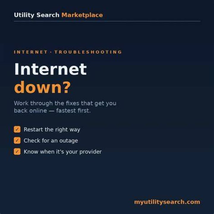Why is my internet not working