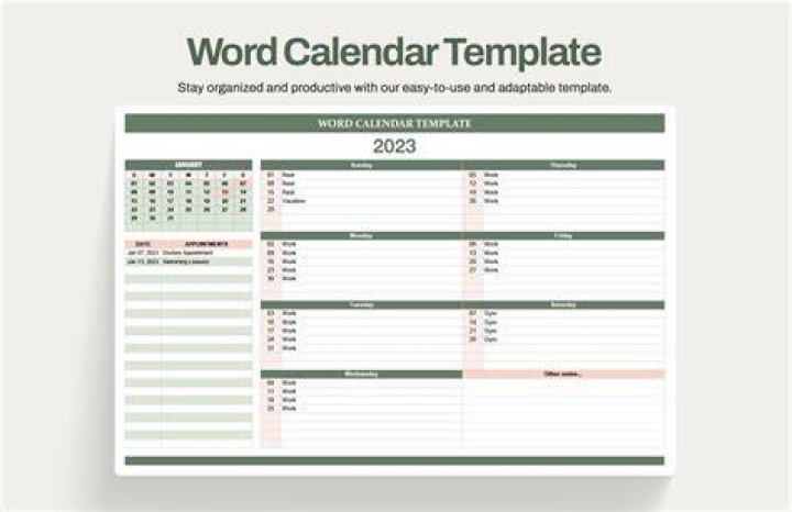 Word calendar template 2021 - How To Discuss